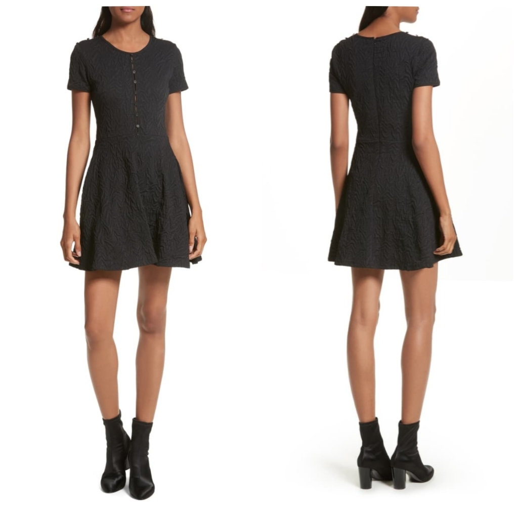 Nwt Opening Ceremony Desert Jacquard Flare Dress